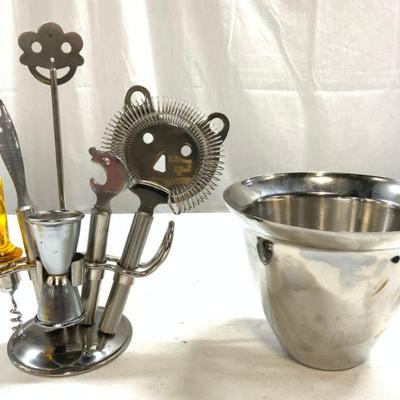 716: CROMARGAN Set 8 Assorted Bar Accessories
