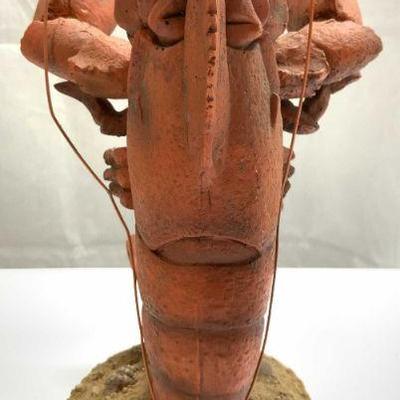 301: Don Wasserman Nautical Lobster Wine Holder
