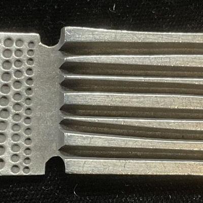 529: Vtg R Tenn Sweden Pewter Modernist Brooch
