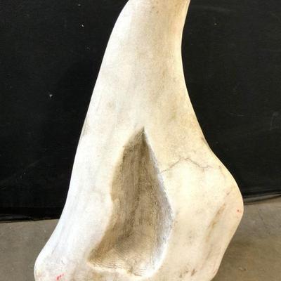 214: Stone Cement Sculptural Object 2ft H
