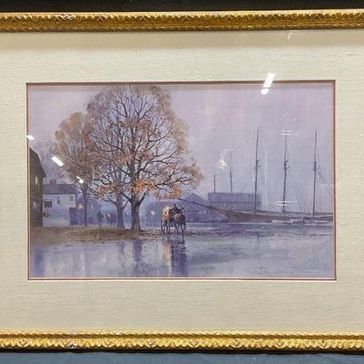 359: Framed Signed Paul Landry Ltd Edt Lithograph
