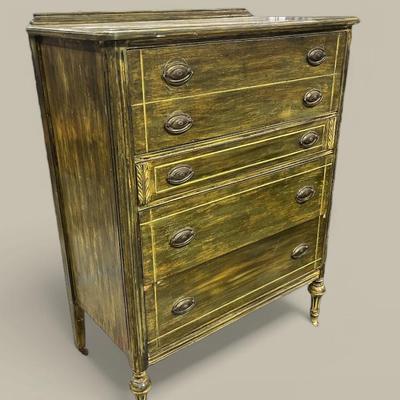 Antique 4 Drawer Dresser 