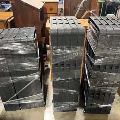 Black Storage Shelving (3) 