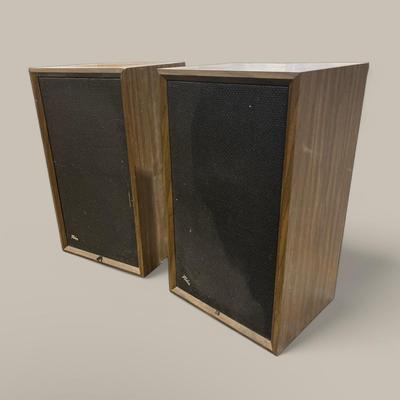 Vintage 70s Mid Century Fisher Speakers 