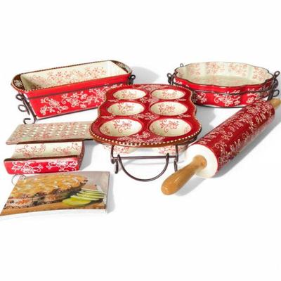 Temp-tations Sweet & Savory 10-Piece Ceramic Baking Set