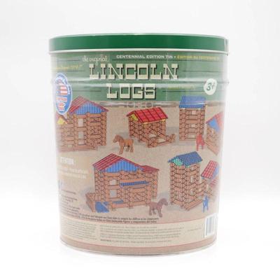 Lincoln Logs Centennial Edition Tin Set, 151 Pieces