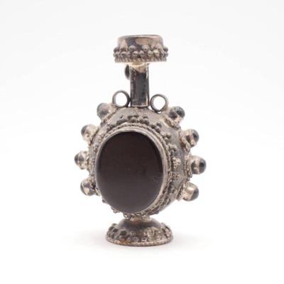 Vintage 925 Sterling Silver Perfume Bottle