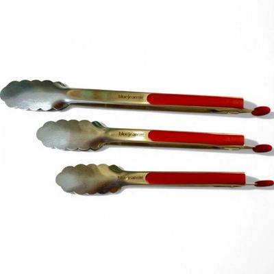 Bluejean Chef 3-Pc Stainless Steel Tong Set