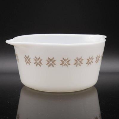 Pyrex 1 QT Town and Country Casserole, 1963-1967