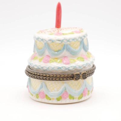 Happy Birthday Ceramic Trinket Box