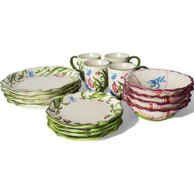 Temp-tations Dragonfly 16-Piece Ceramic Dinnerware Set