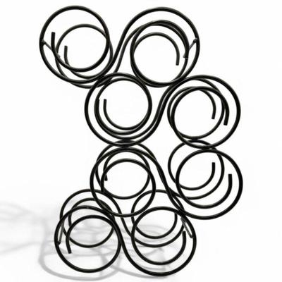 Wrought Iron Wine Rack for 8 Bottles