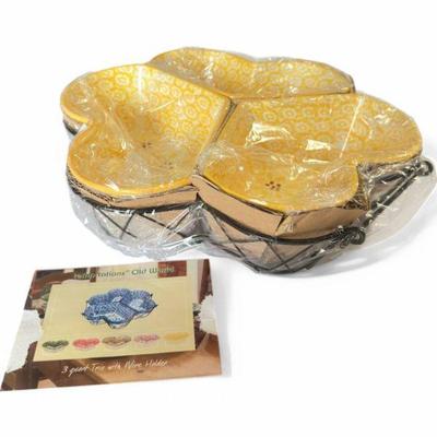 Temp-tations Old World Heart-Shaped Trio w/ Holder