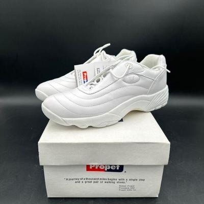 Propet White Sneakers, Size 8