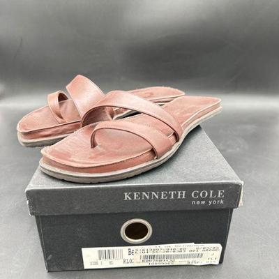 Kenneth Cole New York Brown Leather Sandals
