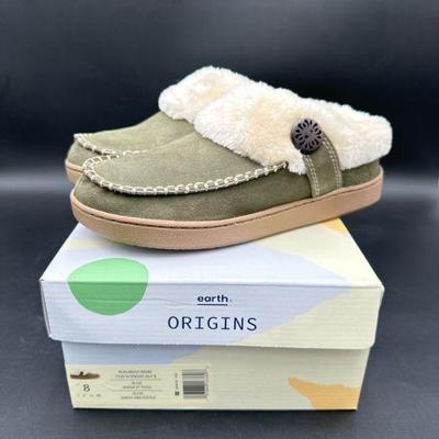 Earth Origins Slip-On Size 8 Shoes with Faux Fur Lining