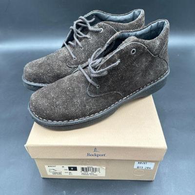 Rockport Suede Chukka Boots, Size 8