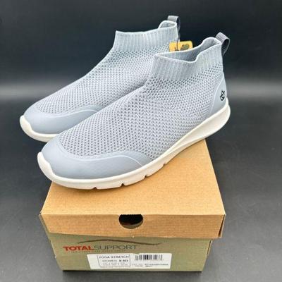 Gray Slip-On Athletic Shoes, Size 8.5