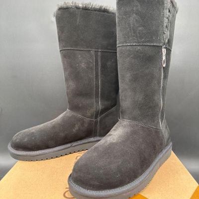 Koolaburra by Ugg W Aribel Tall Boots, Black, Size 8