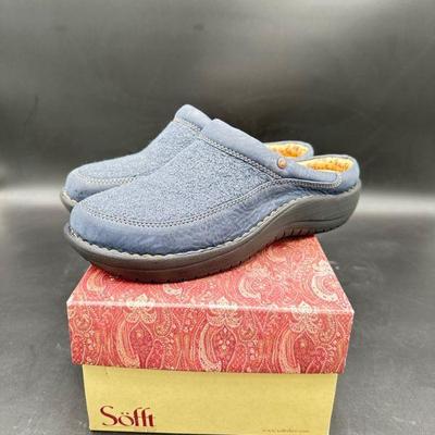 Softt Blue Slip-On Shoes with Original Box