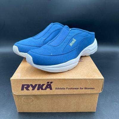 Ryka Blue Slip-On Athletic Shoes, Size 8