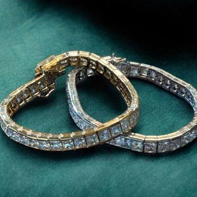 Sterling bracelets gold tone silver tone