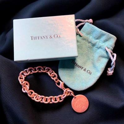 Tiffany co sterling bracelet "return to tiffany & co" new york
