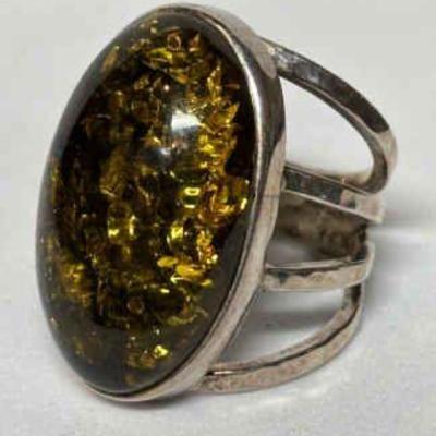 Sterling accent ring