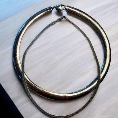 Italian choker necklaces in sterling