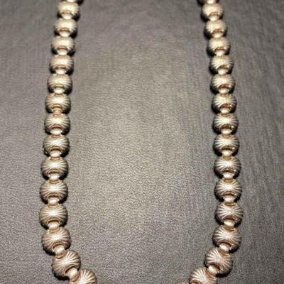 Fmc sterling link necklace