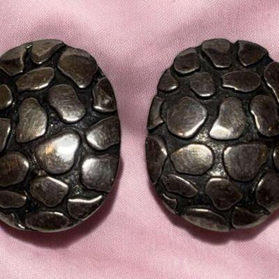 Sterling clip earrings