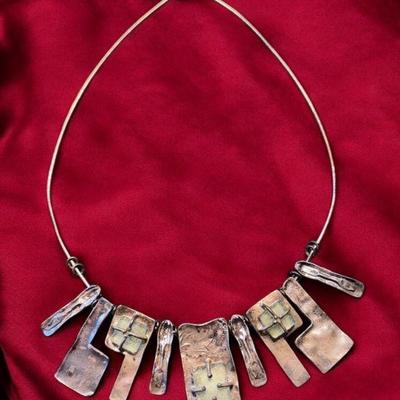 Roman glass necklace