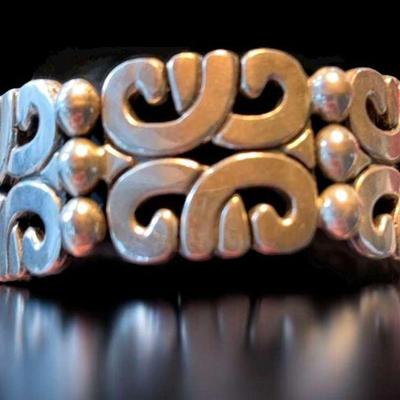 Mws” mexico sterling bracelet