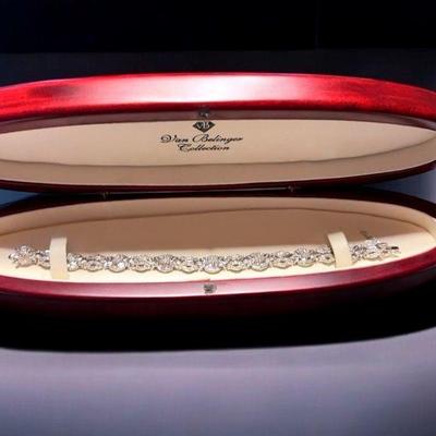 Diamond 14k white gold bracelet van belinger