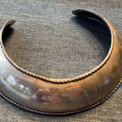 Choker necklace in silver