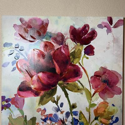 Giclee Canvas Art Floral Print