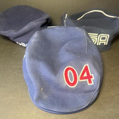 USA Olympics 2002, 2004 & 2006 Embroidered USA Caps by Roots