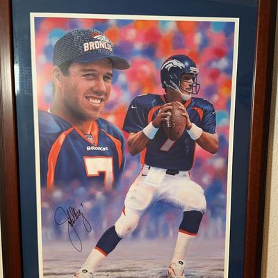 Andrew Goralskis John Elways Final Drive Signed Art 