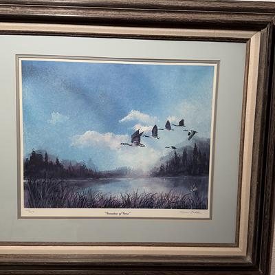 Karen Bakke Grandeur Of Geese Signed Numbered Print