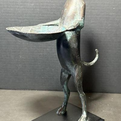 Bronze Butler Cat in the Style of Diego Giacometti