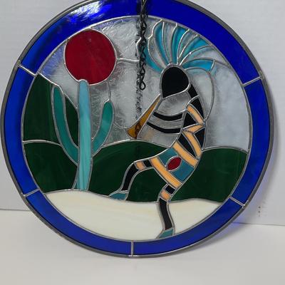 Stained Glass Kokopelli