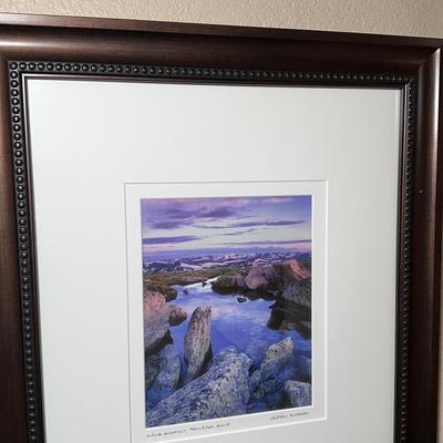 Alpine Snowmelt Jeff Svoboda Photo Art Signed