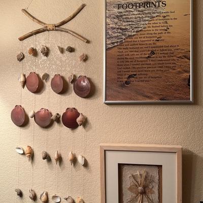 Footprints Inspiration & Shell Decor