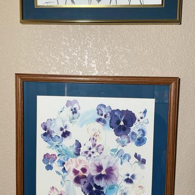 Mary Wooden & Judy Bell Framed Peonies Prints