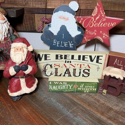 Jolly Santa’s & Christmas Signs