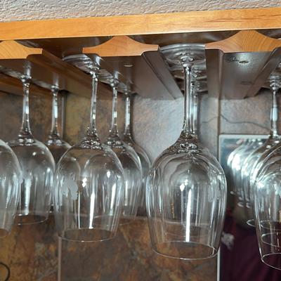 Luigi Bormioli Crystal Vinum Chardonnay Glasses W Etched Rooster