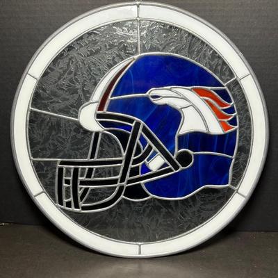 Denver Broncos Stained Glass 