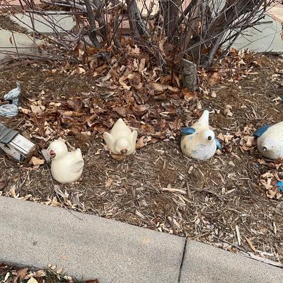 Yard Art Bird Collection