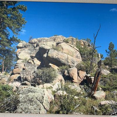 Colorado Rock Formation Photo Canvas Print