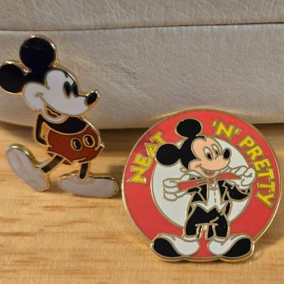 Mickey Mouse Pin and Lapel Tack Pin
